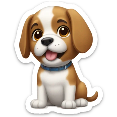 cutest dog sticker