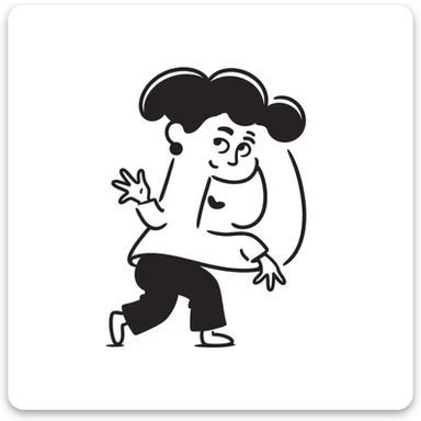 The letter Л sticker