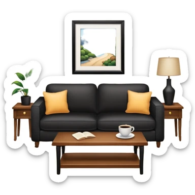 Living room sticker