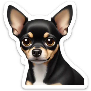 black-chihuahua sticker