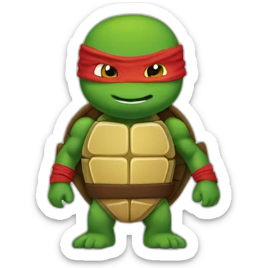 Ninja turtle sticker
