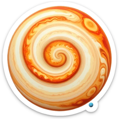 Jupiter planet sticker