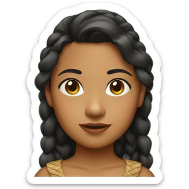 Polynesian-girl sticker