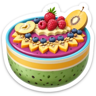 smoothie bowl sticker