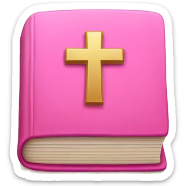 Pink bible sticker