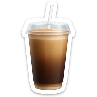 Ice coffee sticker