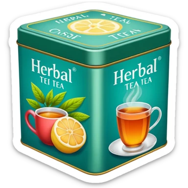Herbal Tea Tins sticker