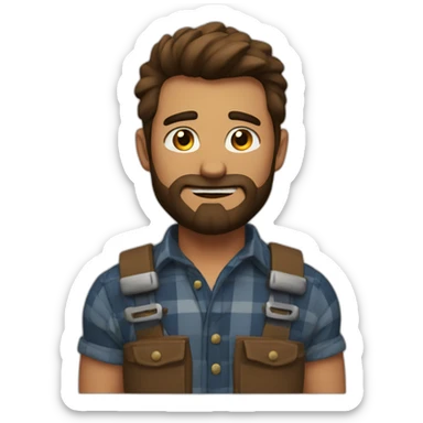 BRO STOP ASKING FOR LUMBERJACK sticker