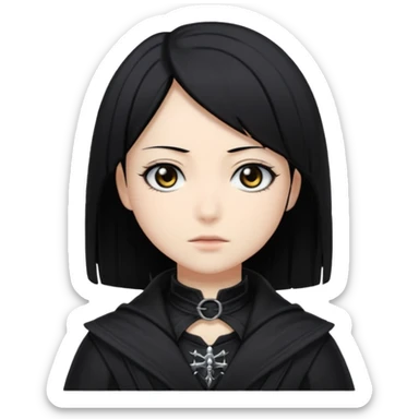 Goth Mikasa sticker