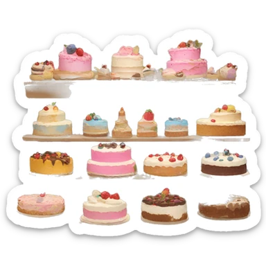 cake store sticker