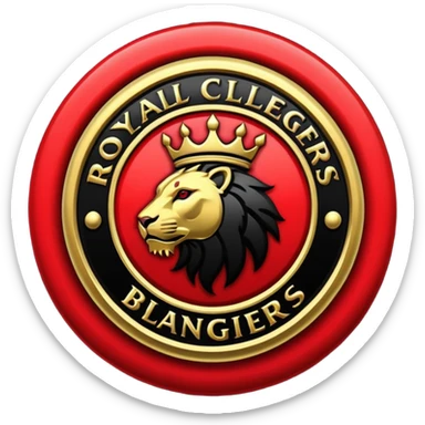 Royal challengers bengaluru logo sticker