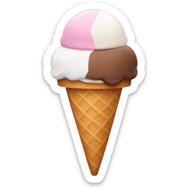 neapolitan ice cream sticker