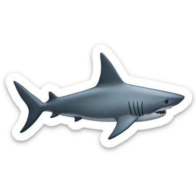  Shark fin sticker