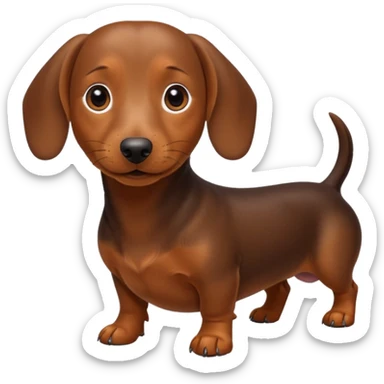 cane bassotto sticker