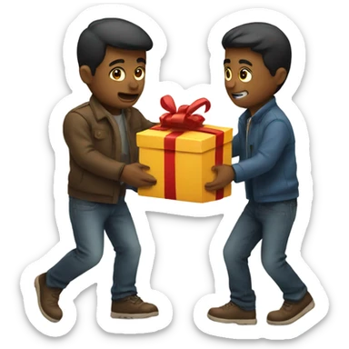 Caught returning their gift  sticker