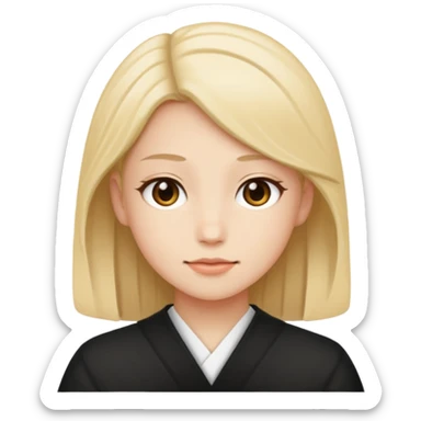 Person in a yamaka  sticker