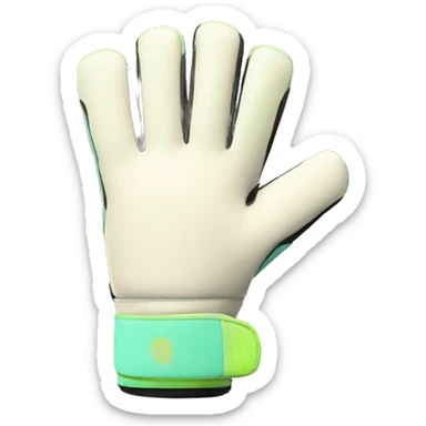 gloves of goalkeeper sticker