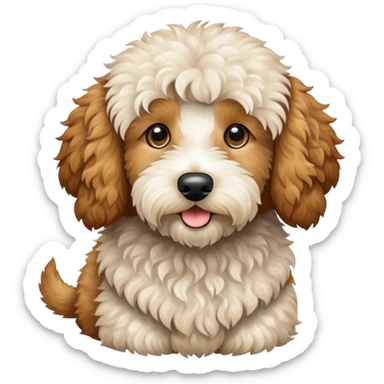 Golden doodle sticker