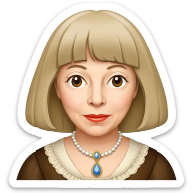 Frances de la Tour is madame maxime in harry potter sticker