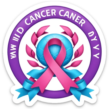 I want an emoji for the World Cancer Day logo sticker