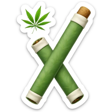Weed joint sticker