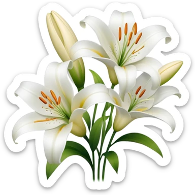 lilies  sticker
