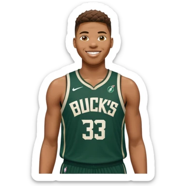 giannis antetokounmpo Bucks sticker