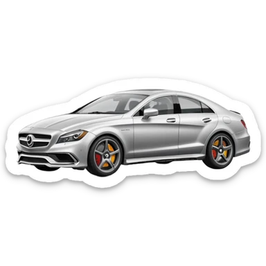 cls63s 2016 in light silver sticker