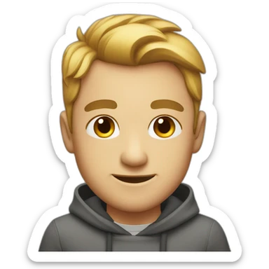 Blushing, sneaky, smile sticker