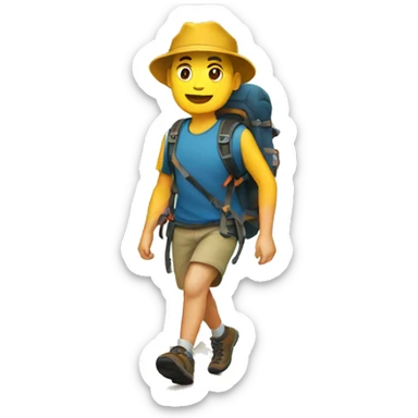 hiking sticker