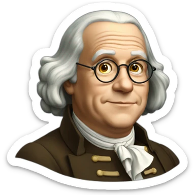 Benjamin-Franklin sticker