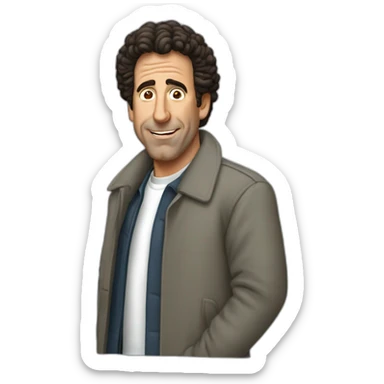 seinfeld-kramer sticker