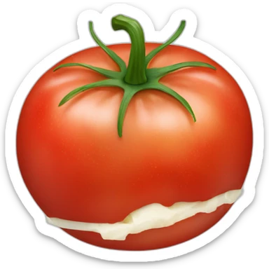 tomato-feta cheese sticker