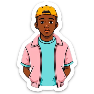 Tyler the Creator hip hop artist with creative style sticker