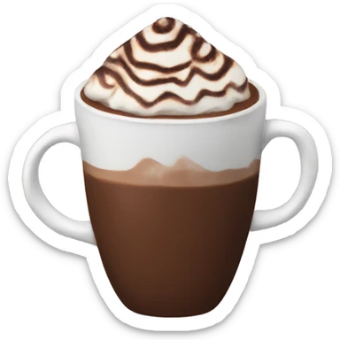 hot chocolate  sticker