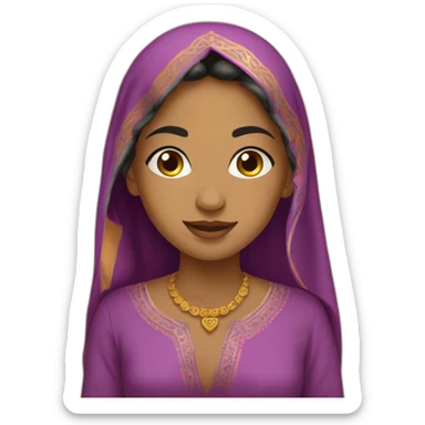 Moroccan gir’ sticker