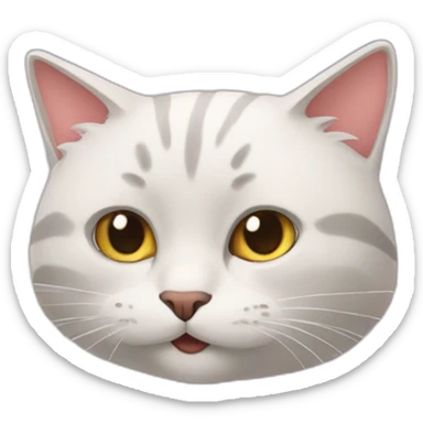 what the cat?! sticker