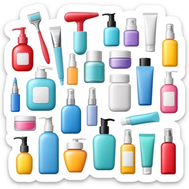 Personal care, care cosmetics sticker