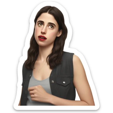 Margaret Qualley substance actress sticker