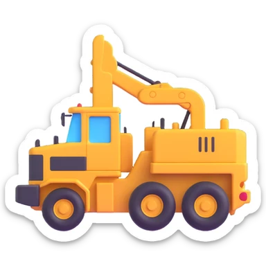 oversized heavy machinery cargo sticker