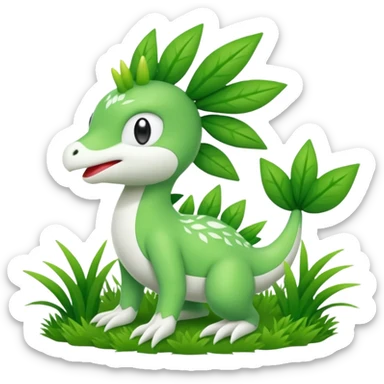  Fey Toony Sprigatito-Grovyle-Shaymin-fusion-hybrid sticker