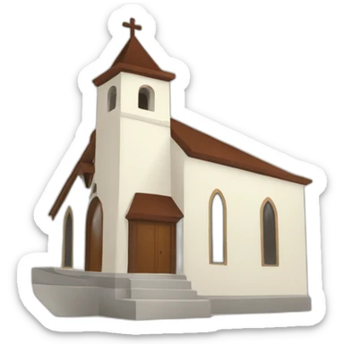 Iglesia boda sticker