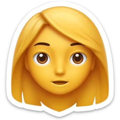 A blurry photo becoming sharp. sticker