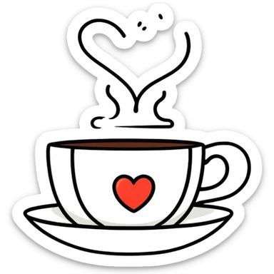 Coffee love  sticker