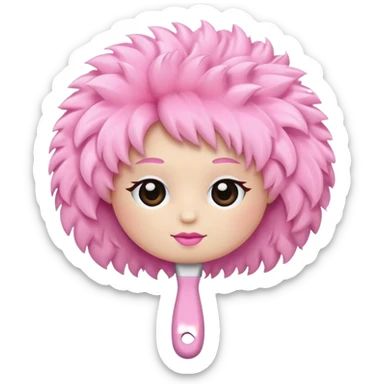 beauty brush sticker