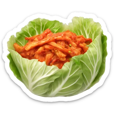 spicy cabbage kimchi sticker
