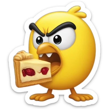 Angry Tweety Pie sticker