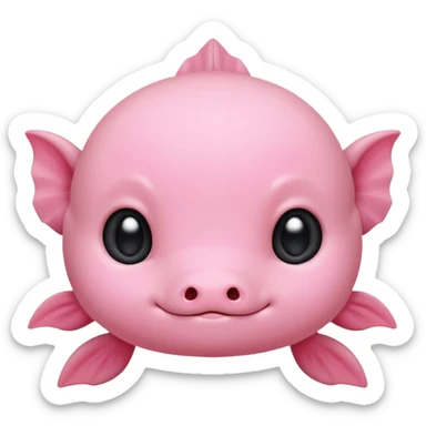 Axolotl face, chibi style, cute proportions, big eyes, simple sticker