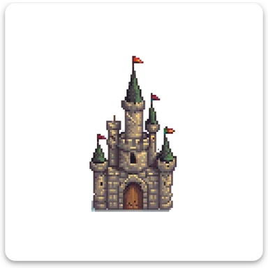 A big castle sticker