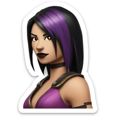 Mileena from mortal kombat sticker
